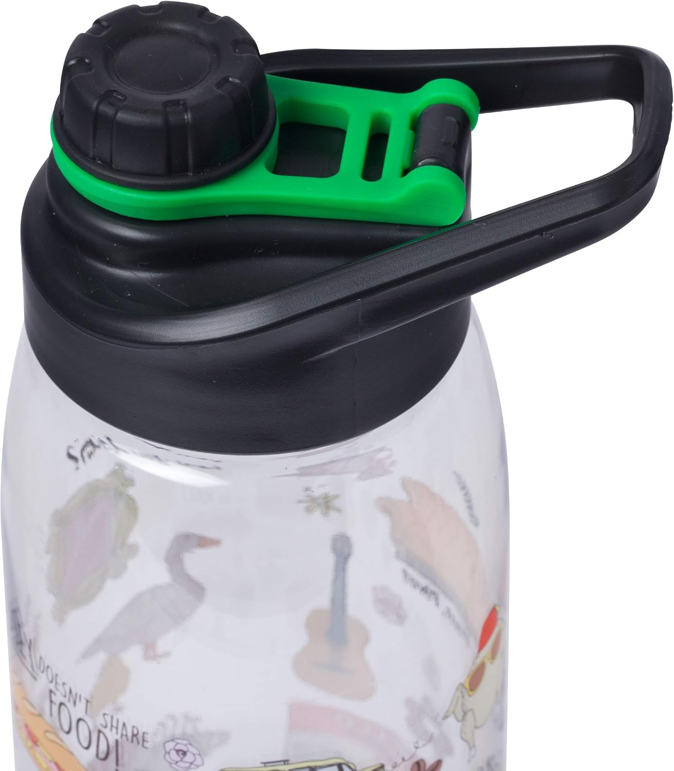 Silver Buffalo Pokémon Skate Graffiti, Water Bottle, 28oz