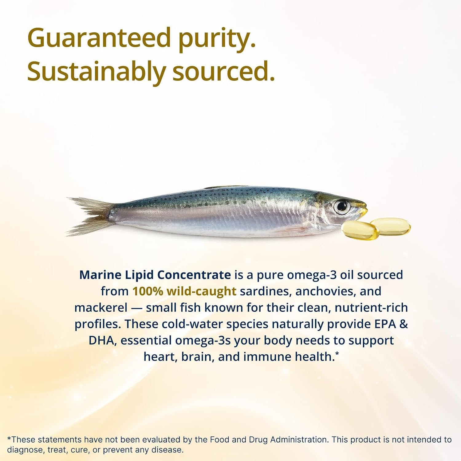 Metagenics OmegaGenics EPA-DHA 500 - High Potency Fish Oil Supplement for Cardiovascular Health* - Sustainably Sourced & Purity Tested - Non-GMO & Gluten-Free - 120 Softgels