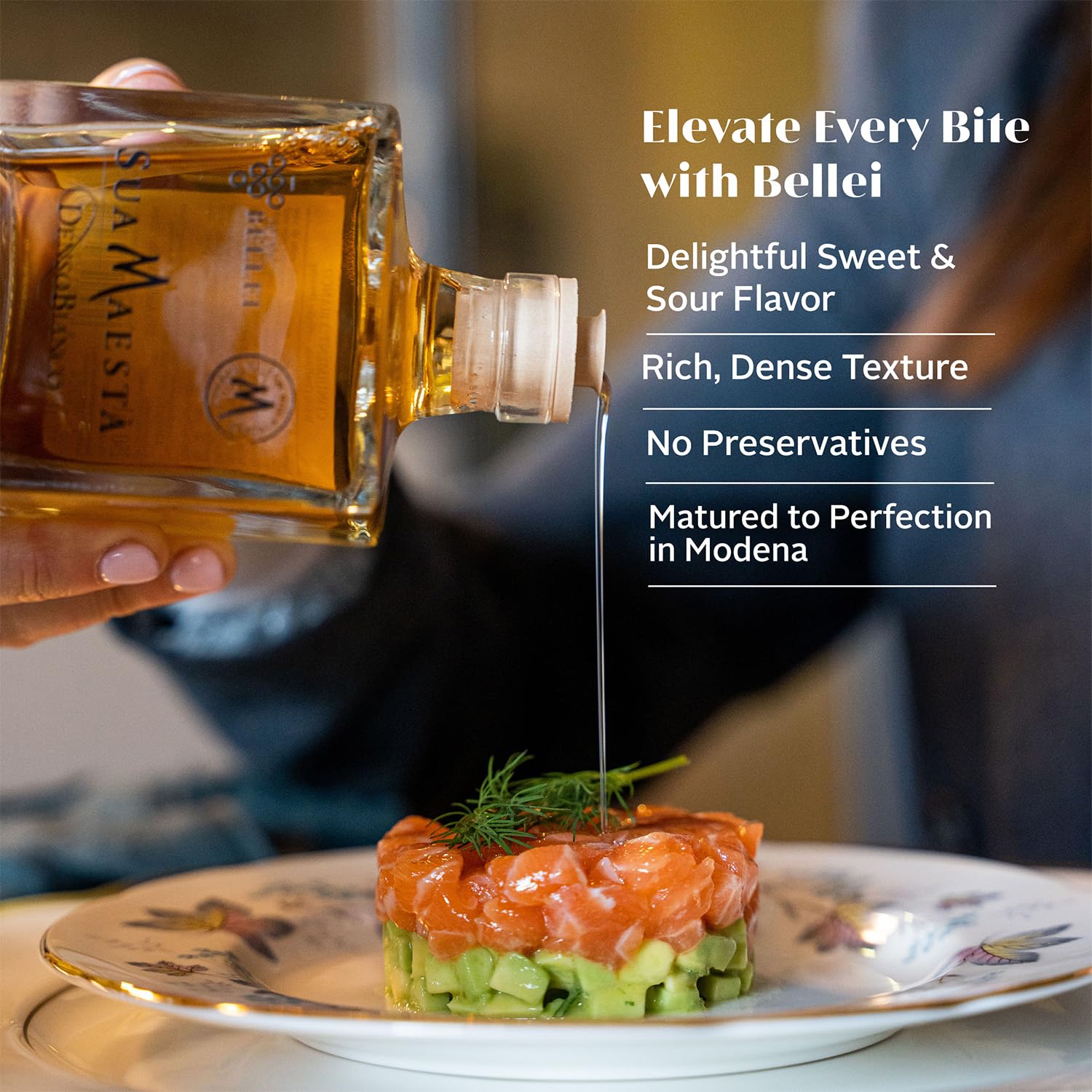 Acetaia Bellei Denso Bianco White Balsamic Condiment - 8.45 fl oz
