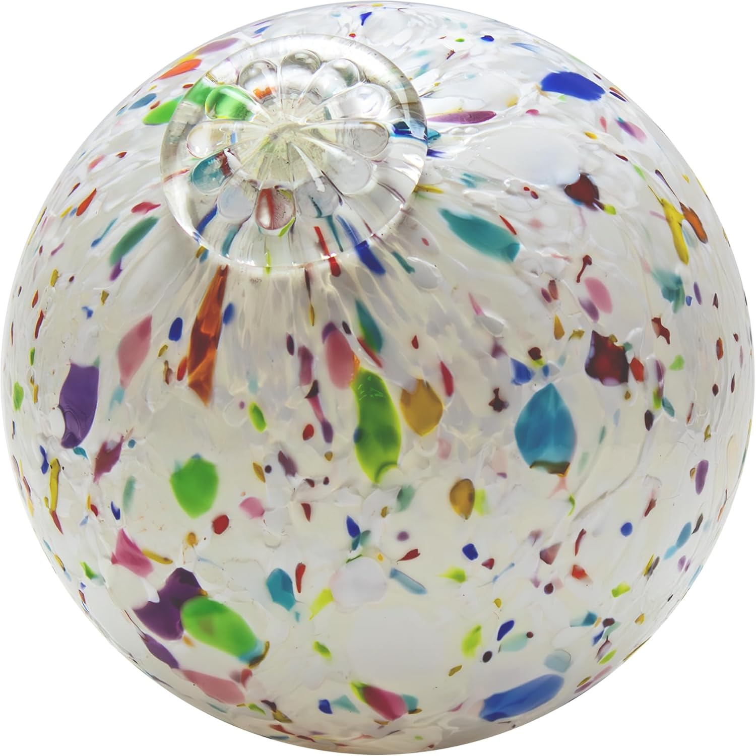 Totally Blown Glassworks Pond Float. Handmade Blown Glass, Garden Gazing Ball, Table Centerpiece