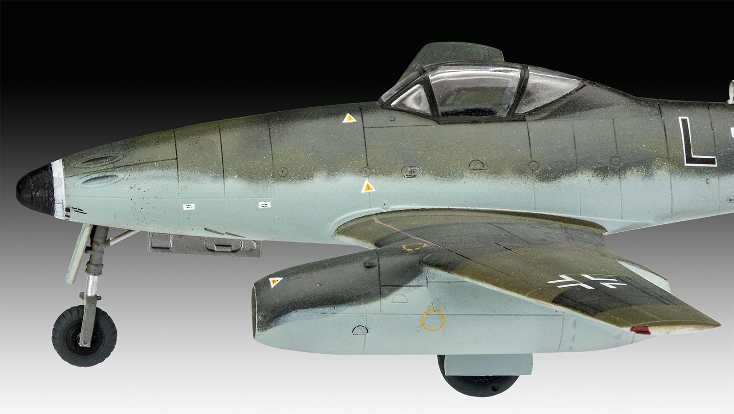 Revell RV03711 03711 Combat Set Me262 & P-51B Mustang Plastic Model kit 1:72 Scale, Unpainted