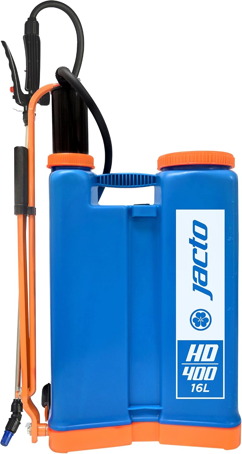 Jacto HD400 Heavy-Duty 4-Gallon Sprayer – Versatile & Durable for Landscapers, Farmers & Homeowners | Ergonomic Design