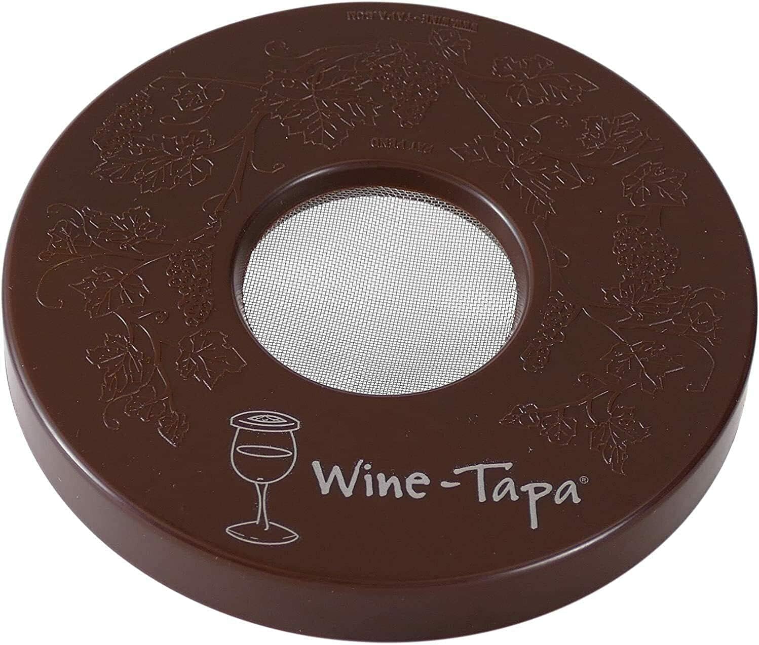 Drinking Glass Covers- Keep Bugs Away from Wine Glasses Outdoors - Use as Cover for Coffee Mugs, Soda Cans, and Drinking Glasses, set of 4 No Spill Drink Covers -Fresco Set