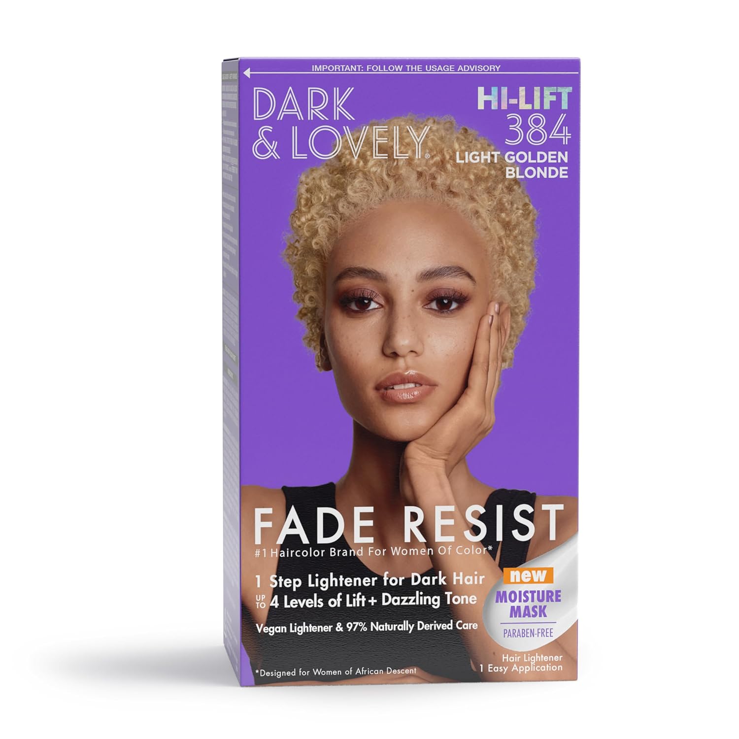 SoftSheen-Carson Dark and Lovely Fade Resist Rich Conditioning Color, Honey Blonde 378