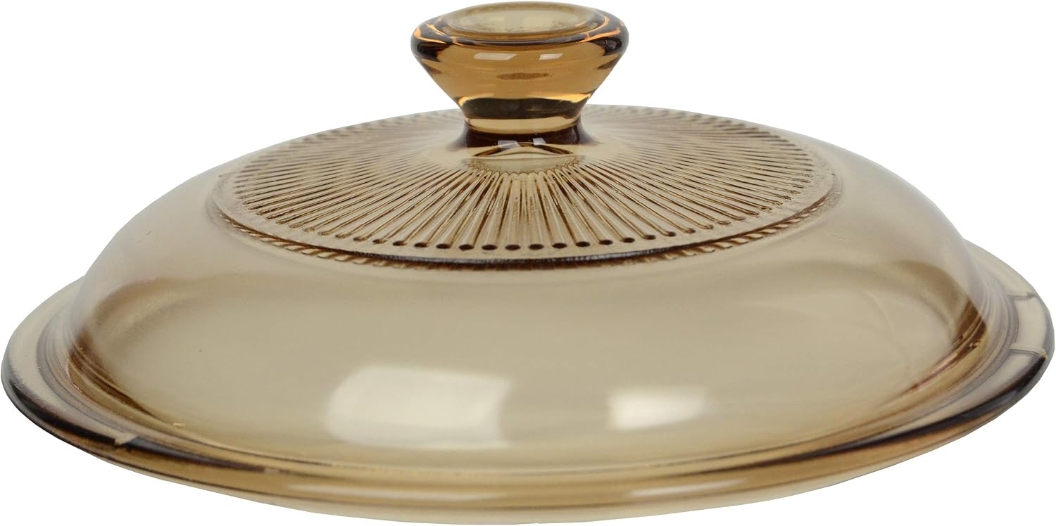 Visions 1122297 1-Liter Round Glass Lid for Visions Saucepan