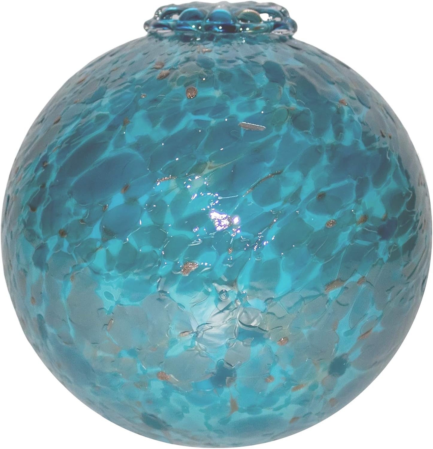 Totally Blown Glassworks Pond Float. Handmade Blown Glass, Garden Gazing Ball, Table Centerpiece