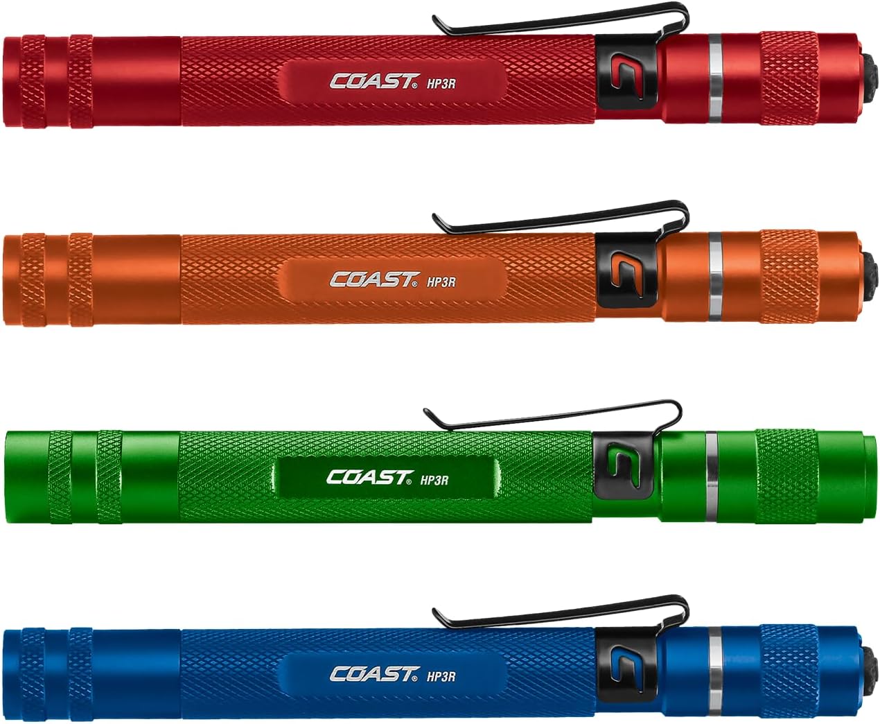 COAST HP3R 500 Lumen Rechargeable LED Penlight with TWIST FOCUS, Black