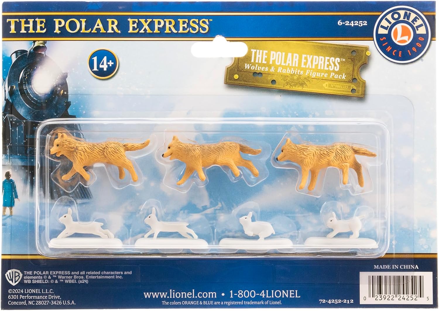 Lionel Trains - The Polar Express People Pack, O Gauge, People: Santa, Billy, Hero Girl, Hobo