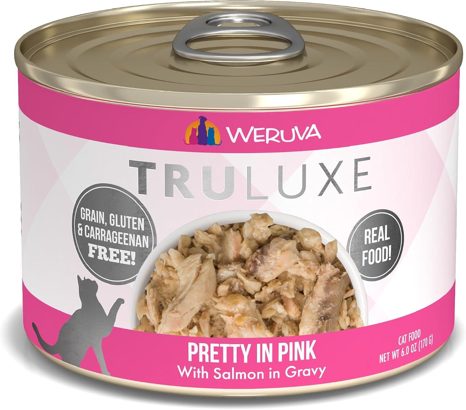 Weruva TruLuxe Cat Food, Peking Ducken with Chicken Breast & Duck Breast in Gravy, 3oz Can (Pack of 24)