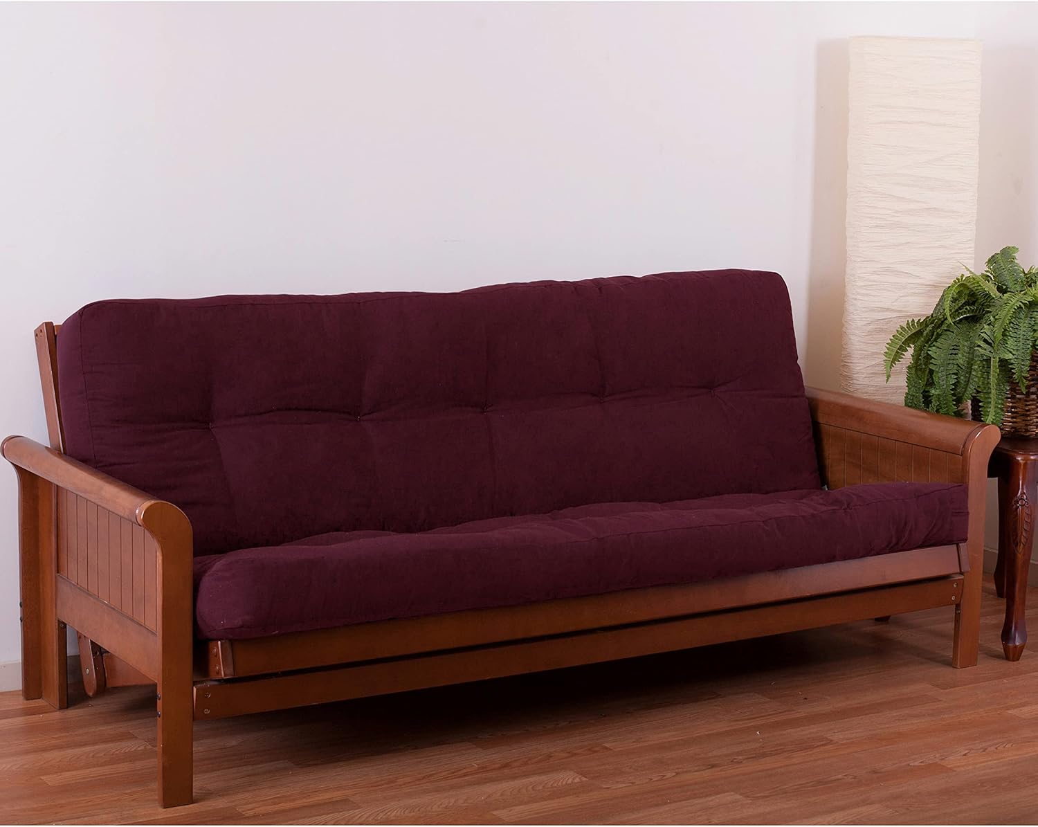 Blazing Needles Renewal 6" Twill Futon Mattress, Queen, Sage