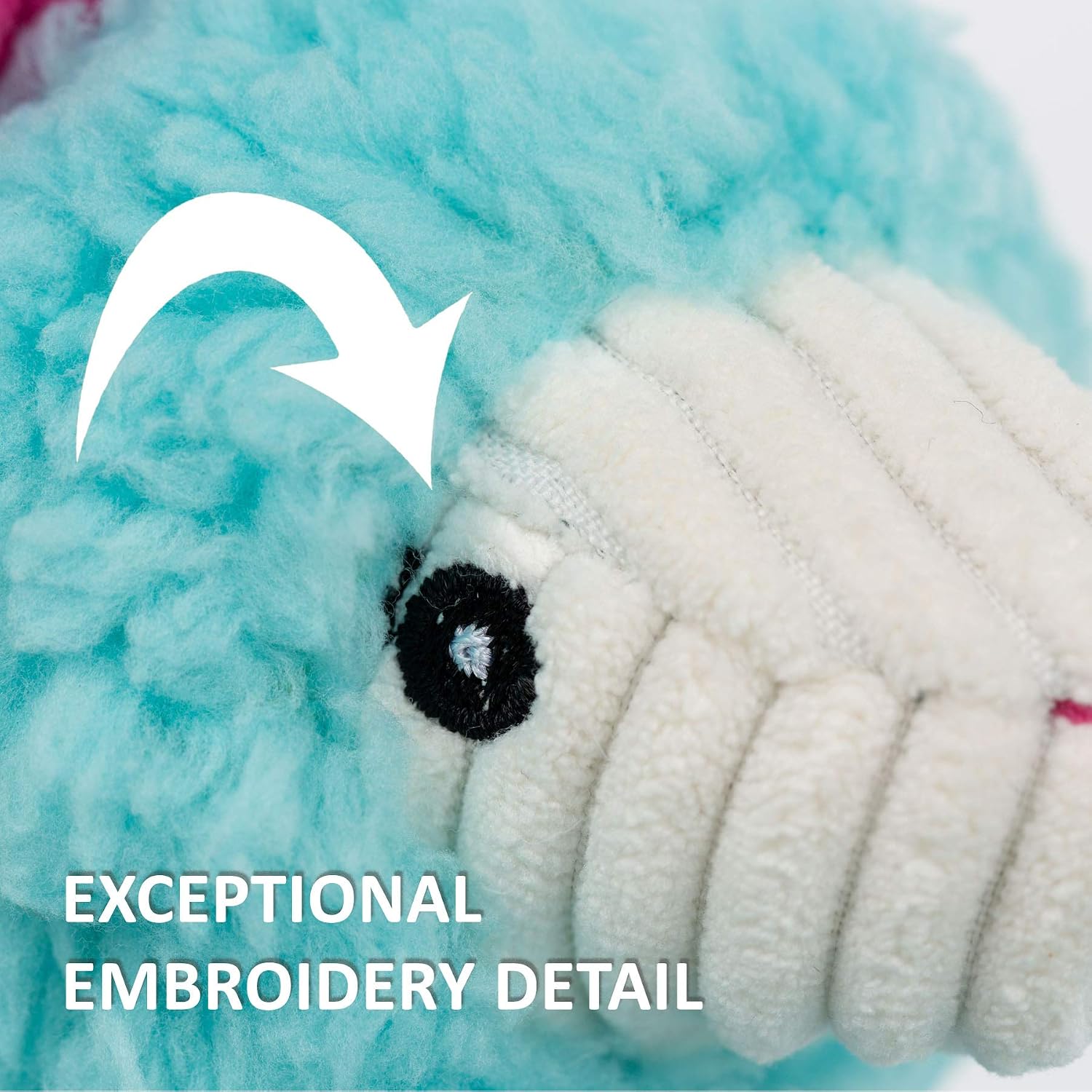 HuggleHounds Knottie Plush Dog Toy - Dog Stuffed Animal Toy, Squeaky Puppy Toys, for Small, Medium & Large Dogs, Durable Plush to Keep Them Busy - Stuey Sock Monkey, Large
