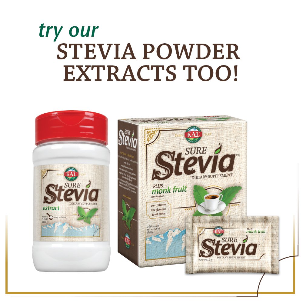 KAL Sure Stevia Extract Zero Calorie Sweetener, Low Carb, Plant Based Liquid Stevia Drops, Great Taste, Zero Sugar, Low Glycemic & Perfect for a Keto Diet, 60-Day Guarantee, Approx. 775 Servings, 4oz | Zero Calorie Sweetener - Plant Based, Low Glycemic &…
