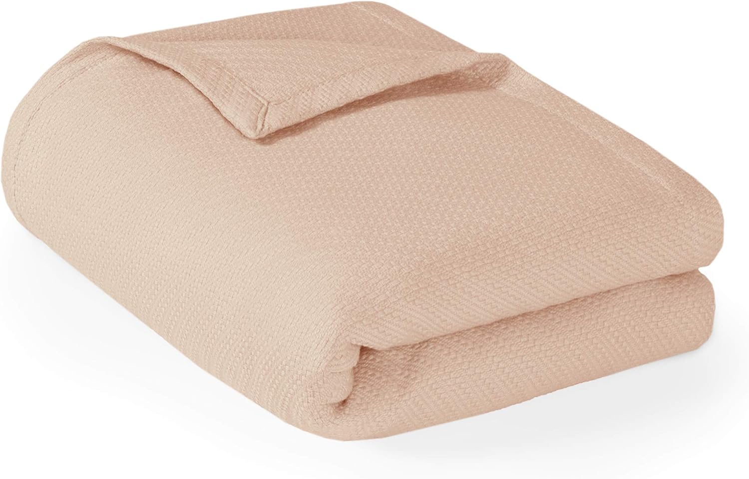 Madison Park Liquid Cotton Luxury Blanket Premium Soft Cozy 100% Ring Spun Cotton For Bed , Couch or Sofa, Full/Queen, Light Blue | Breathable Fabric for Bed or Couch, Diamond Pattern, Lightweight, OEKO-TEX Certified