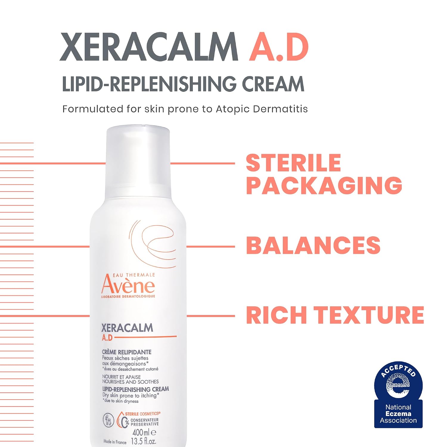 Avène XeraCalm A.D Lipid-Replenishing Cream
