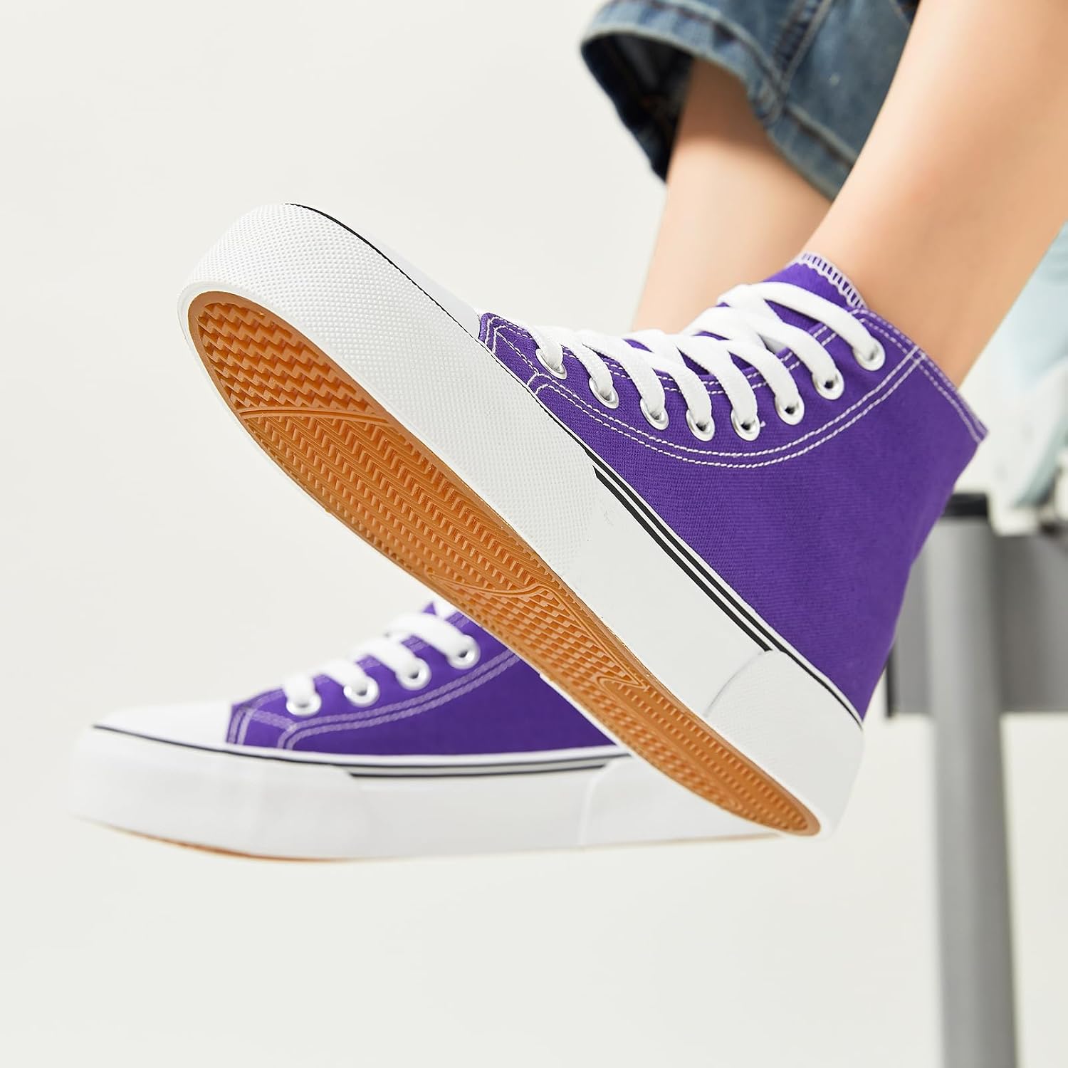 hash bubbie High Top Canvas Sneakers Fashion Walking Shoes