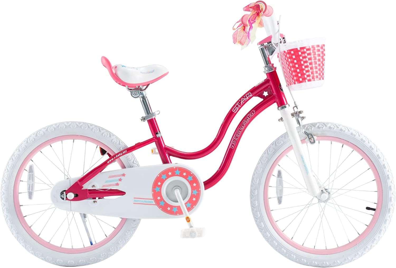 RoyalBaby Girls Bike Classic & EZ Kids Bike, Balance and Pedal Bicycle, 12 14 16 18 20 Inch Toddlers to Big Kids 3-10 Years