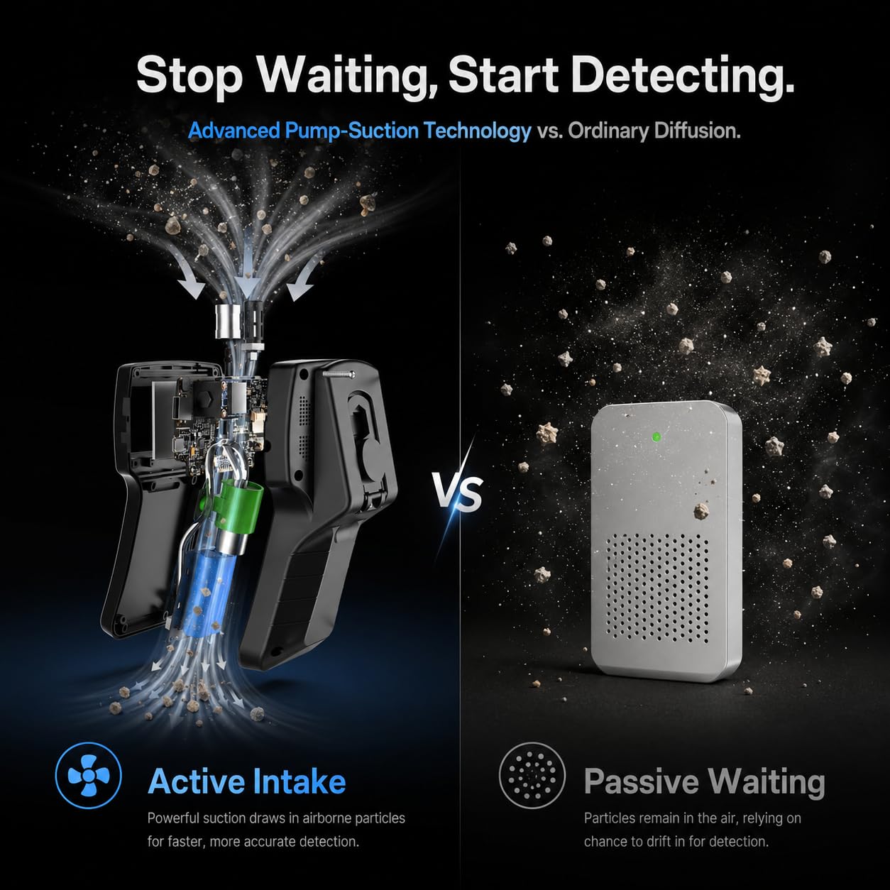 Temtop Air Quality Monitor PM2.5 PM10 Particle Counter, Formaldehyde, Temperature, Humidity