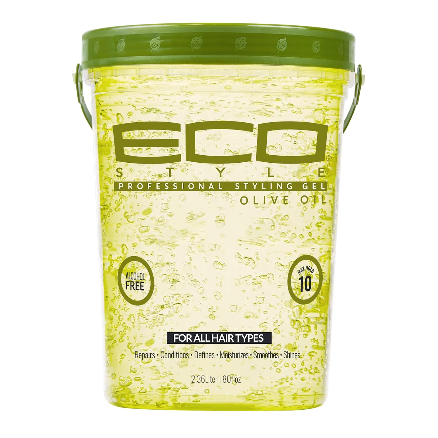 Eco Style Gel Olive Oil Styling - Adds Shine and Tames Split Ends - Delivers Moisture to Scalp - Nourishes And Repairs - Provides Weightless and Superior Hold - Ideal for all Hair - 8 oz