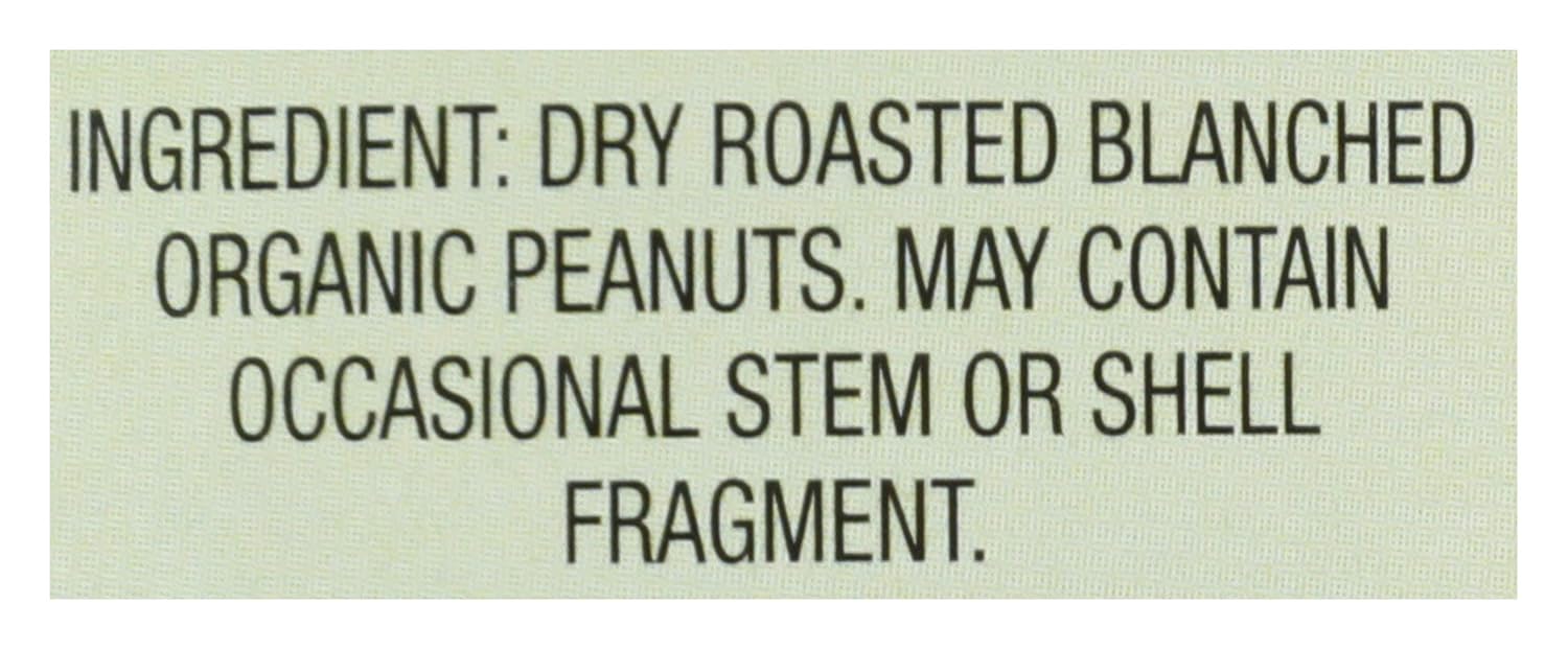 Once Again Organic Crunchy Peanut Butter No Sugar Added - Single Ingredient, Unsalted, Natural Peanut Butter No Palm Oil - Glass Jar, Non-GMO, Gluten Free - Chunky, Unsweetened - 1 Jar (16 oz)