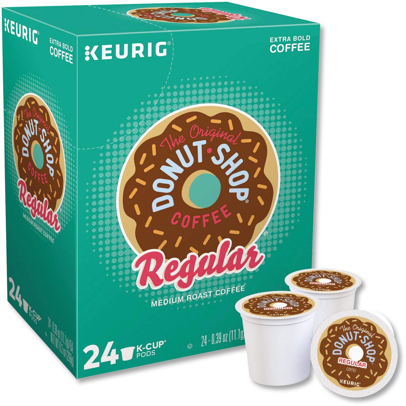 The Original Donut Shop Regular Keurig Single-Serve K-Cup Pods, Medium Roast Coffee, 24 Count