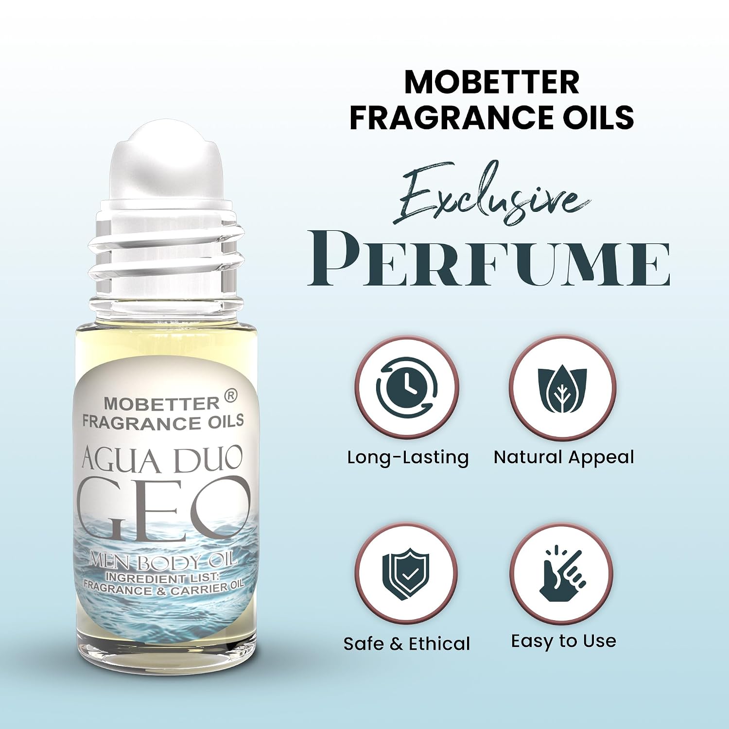 MOBETTER FRAGRANCE OILS Agua Duo Geo Men Fragrance Body Oil