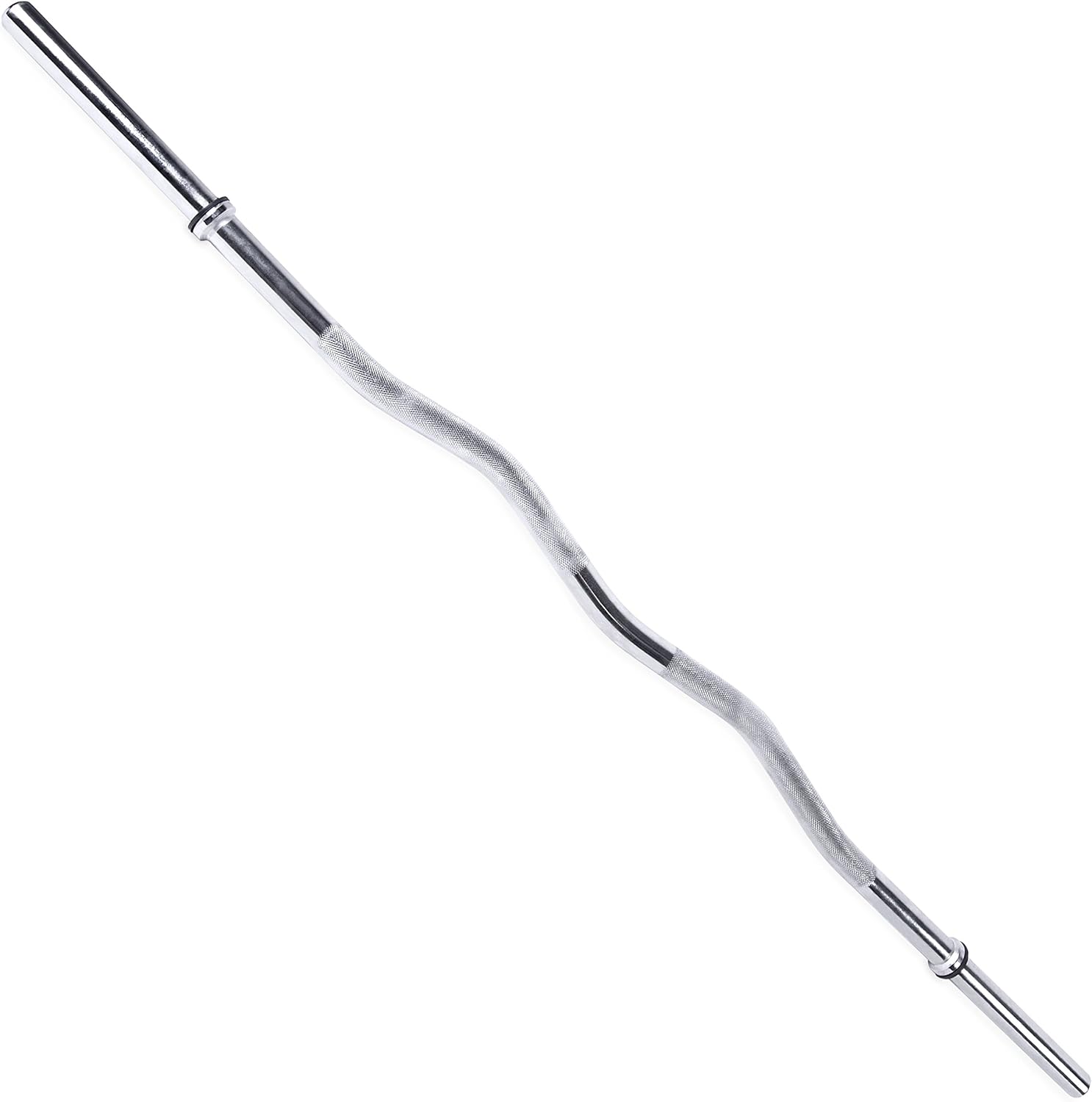 Cap Barbell 47-Inch Standard Solid E-Z Curl Bar