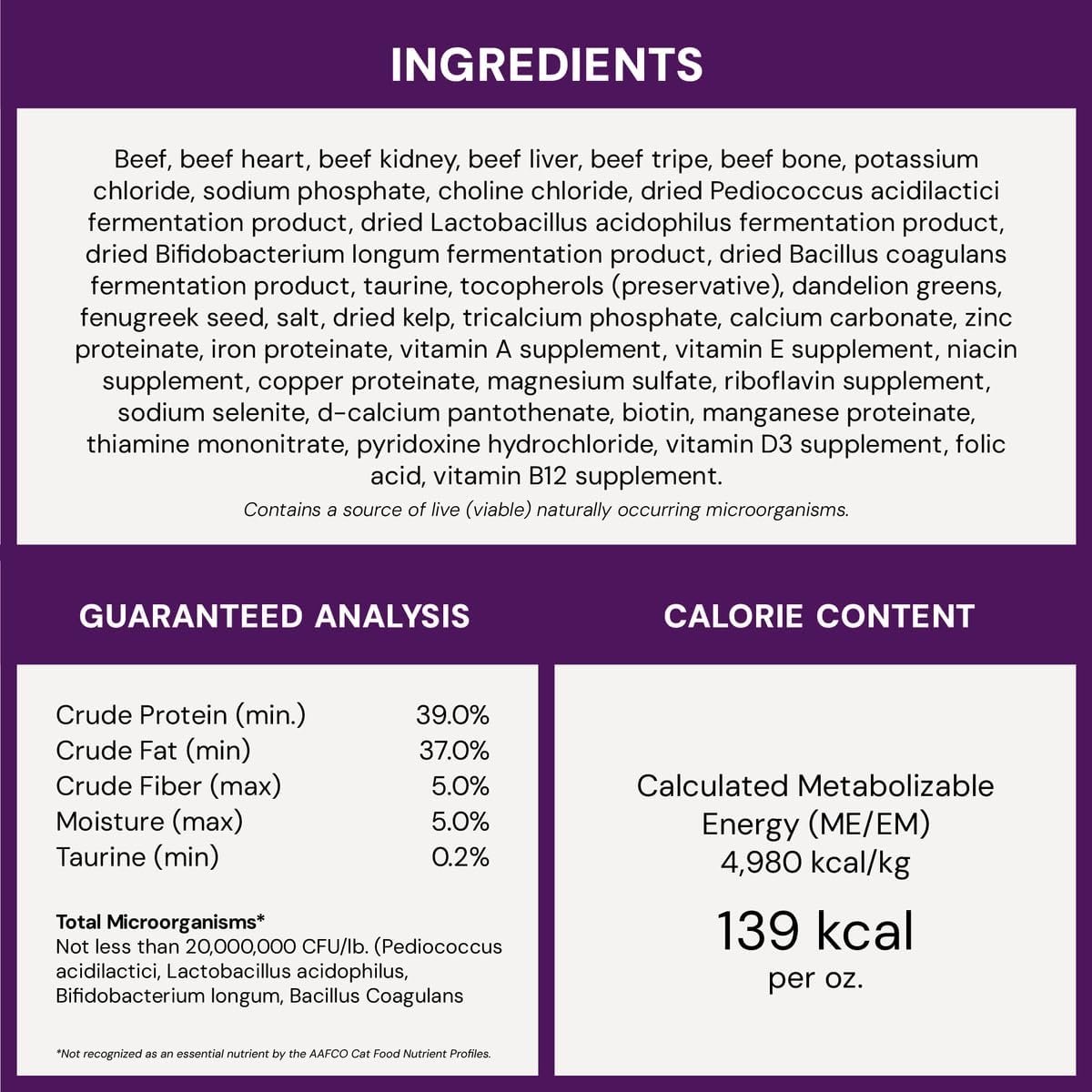 Stella & Chewy's Freeze-Dried Raw Cat Dinner Morsels - Premium Chicken Recipe with 98% Cage-Free Meat & Organs - Natural Grain-Free Cat & Kitten Food - Made in USA - 18 oz