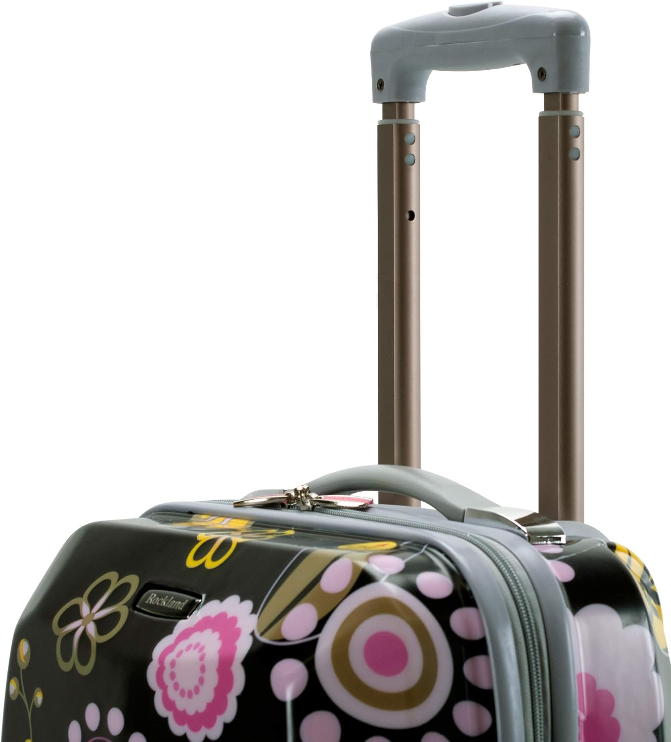 Rockland Vision Hardside 3 Piece Spinner Wheel Luggage Set, (20"/24"/28"), Love