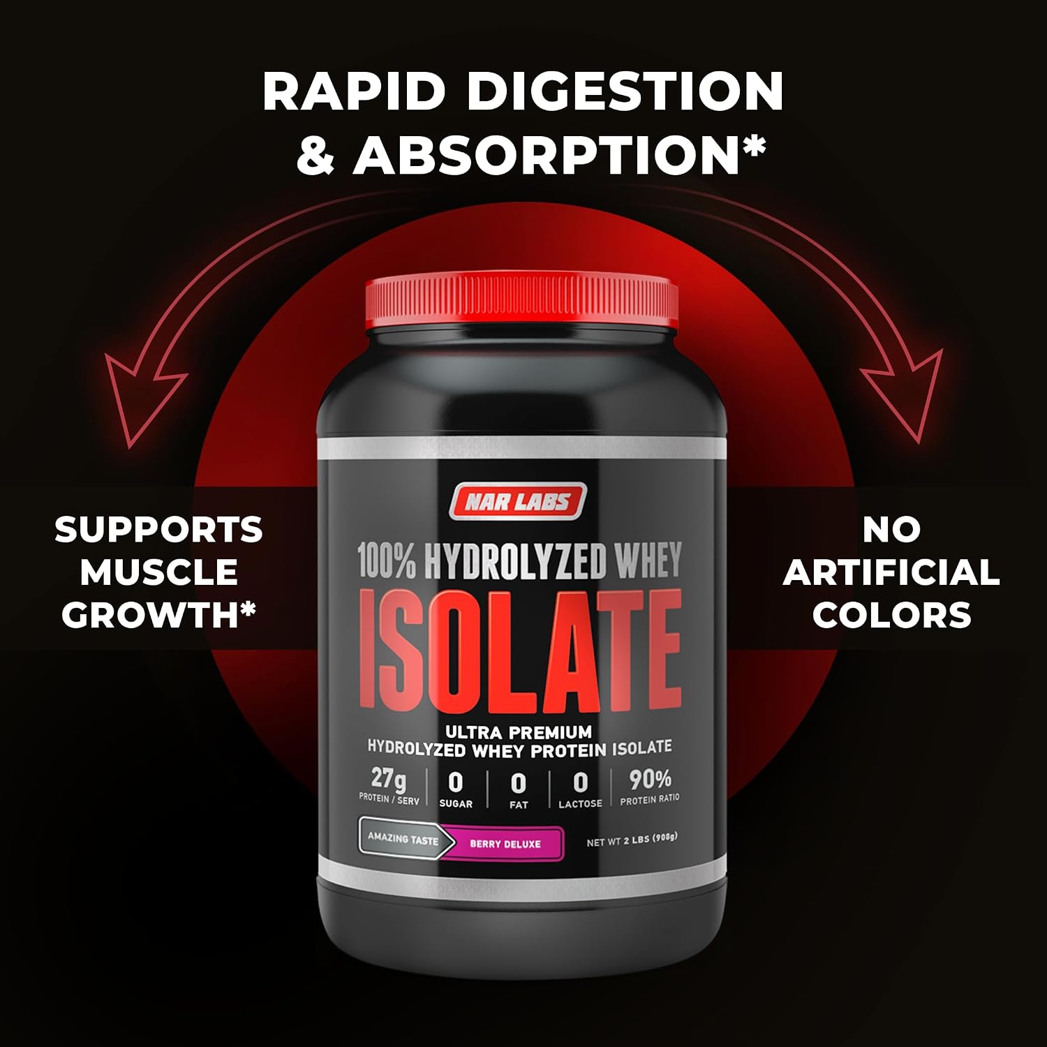 Hydrolyzed Whey Protein Isolate 5 lbs (Vanilla Deluxe)