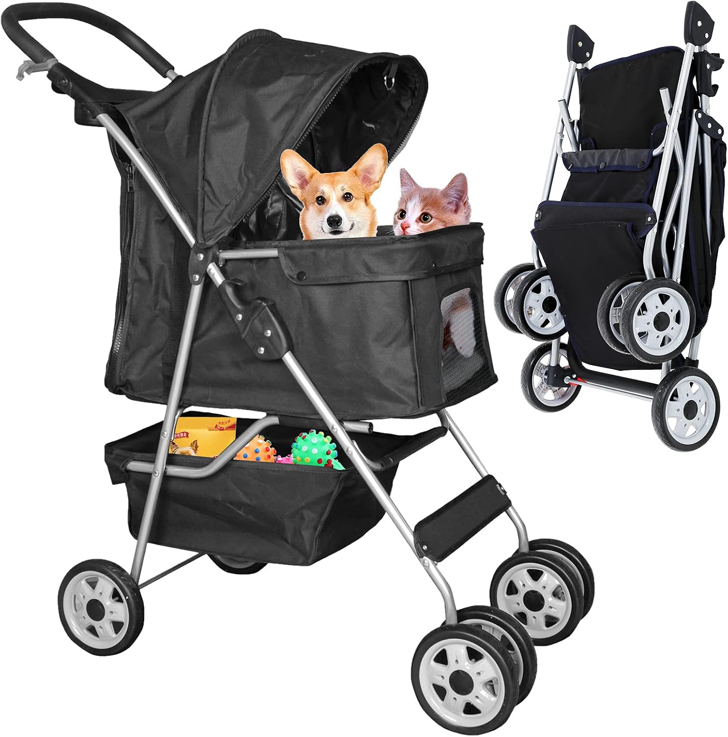 Best 4 Wheels Pet Stroller for Dog and Cat Stroller