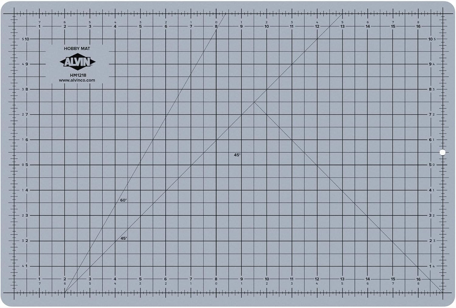 ALVIN HM Self-Healing Cutting Mat for Hobbies 24 x 36 inch | Double-Sided Blue/Grey | 3-Layer Gridded Surface for Arts, Crafts and Sewing - Model HM2436