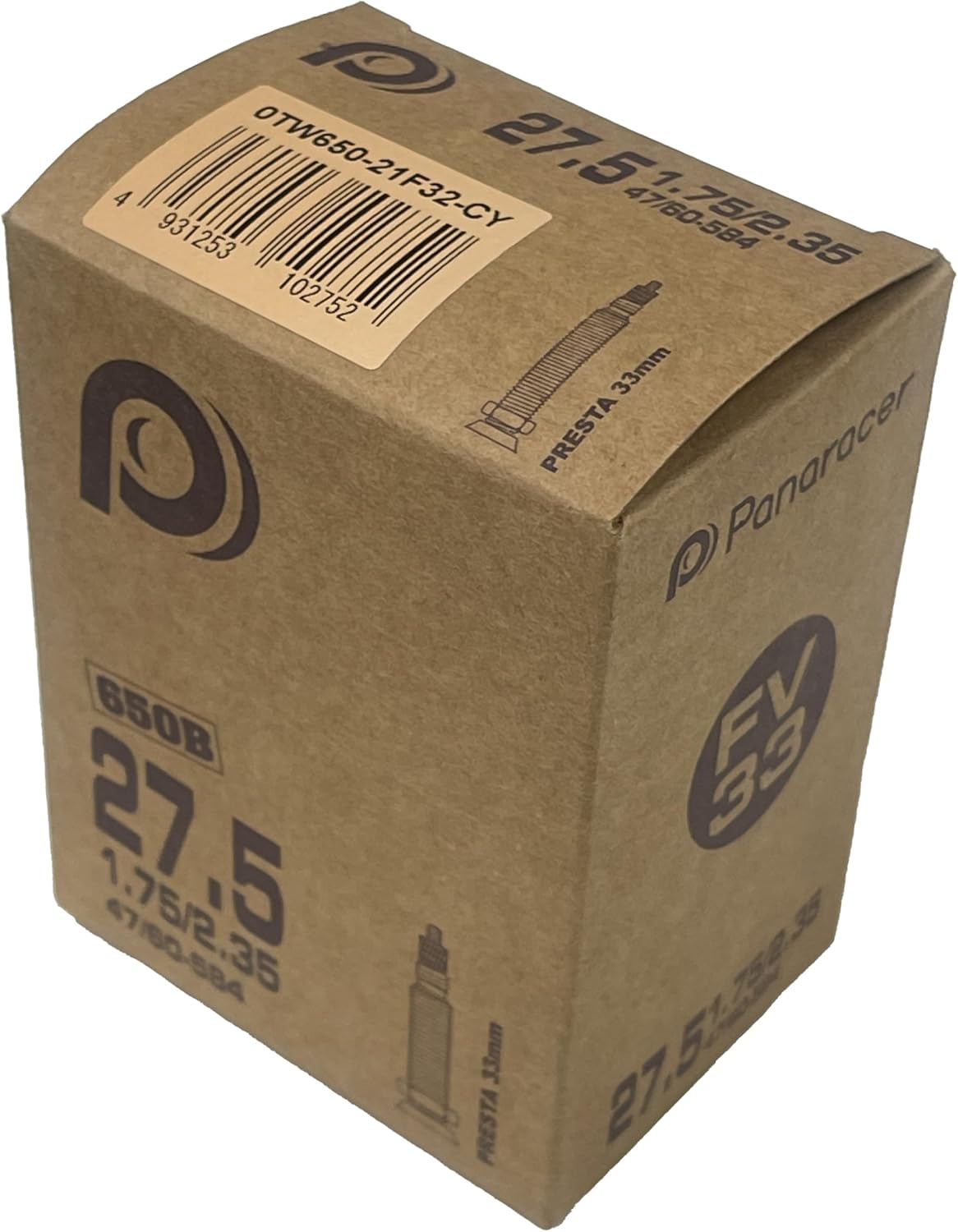 panare-sa- 0tw650 – 21 °F32 – CY Regular Tube 605 – 01401 27.5 X 1.75 – 2.35 FV