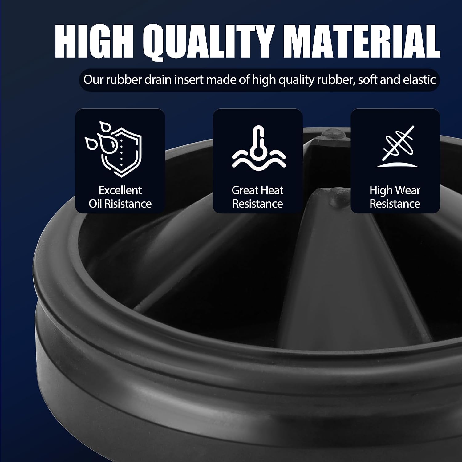3 3/8" Garbage Disposal Splash Guard Replacement for InSinkErator Evolution