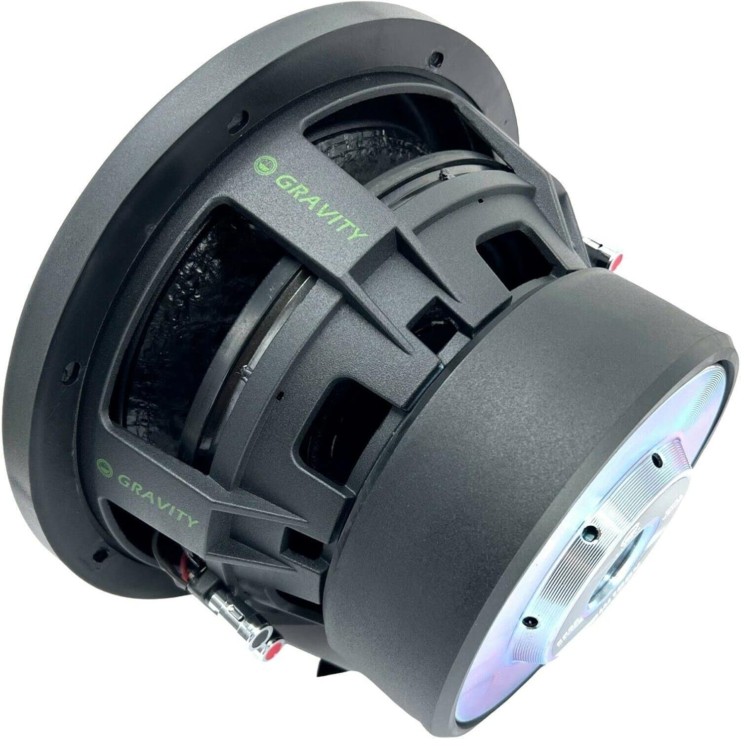 Gravity Car Vehicle Subwoofer Audio Speaker - 15 Inch Competition Grade Pressed Paper Cone, 2 Ohm DVC, Advanced Air Flow
