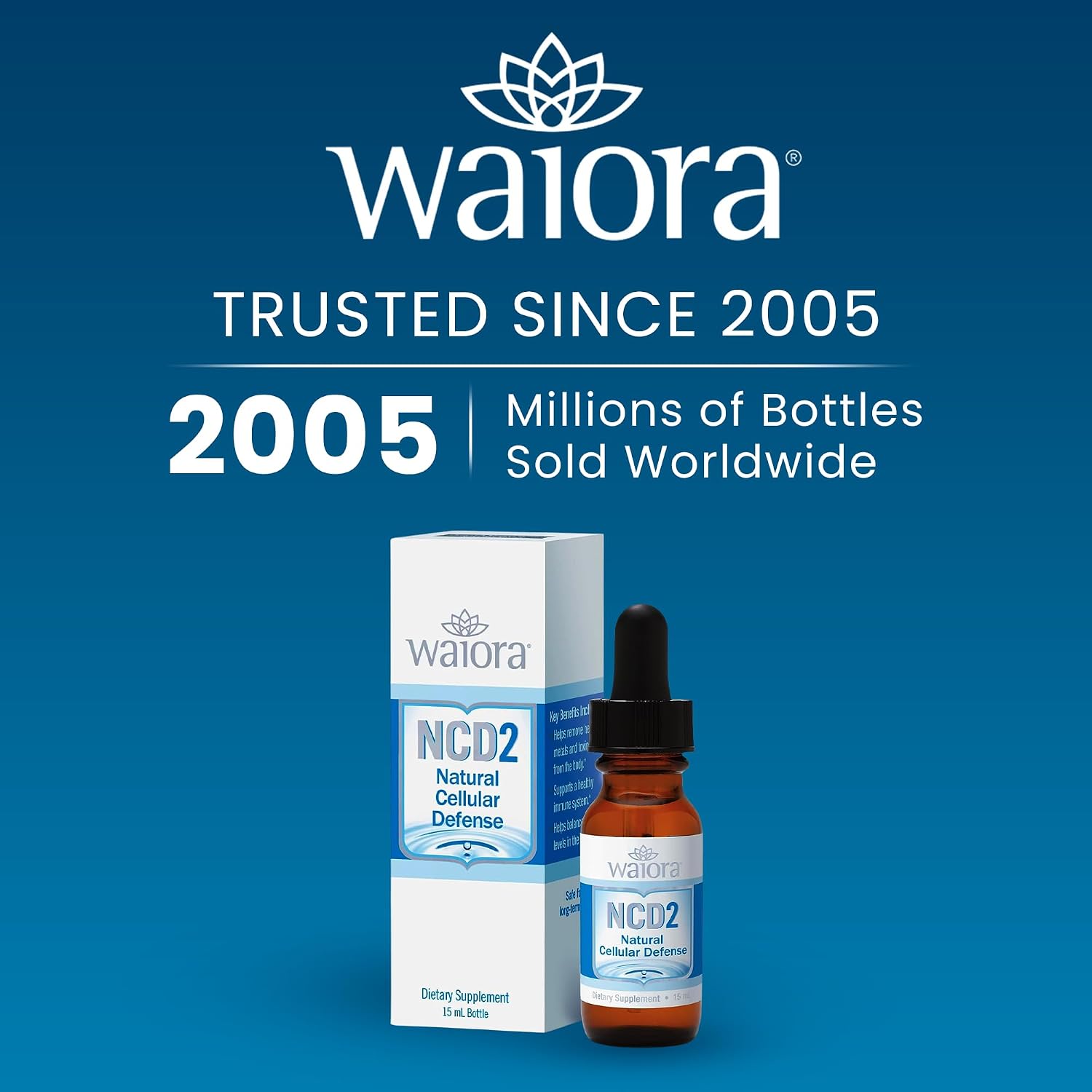 Natural Cellular Defense (NCD) Liquid Supplement, Advanced Mineral & Botanical Formula, Daily Immune & Cellular Wellness, Easy Absorption Drops