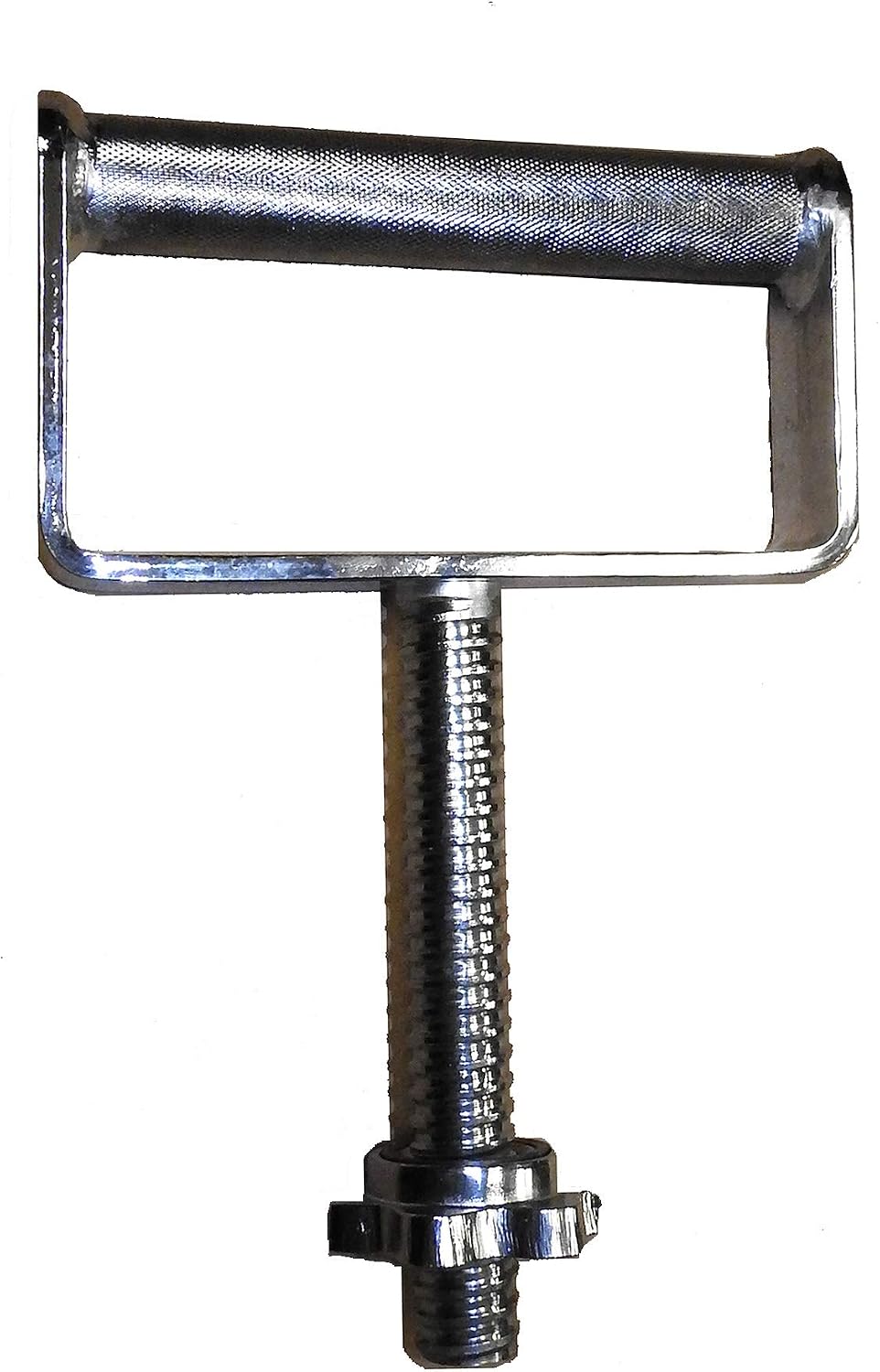 C-0290 Extra Wide Threaded Kettlebell Handle - Chrome Plated Solid Steel with Knurled Grip