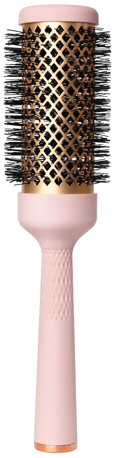 Magic Curling Round Brush (1 Inch) - Non-electronic, Self-Standing Round Brush, Great Blowout, Ceramic Coated Barrel, Quick Styling