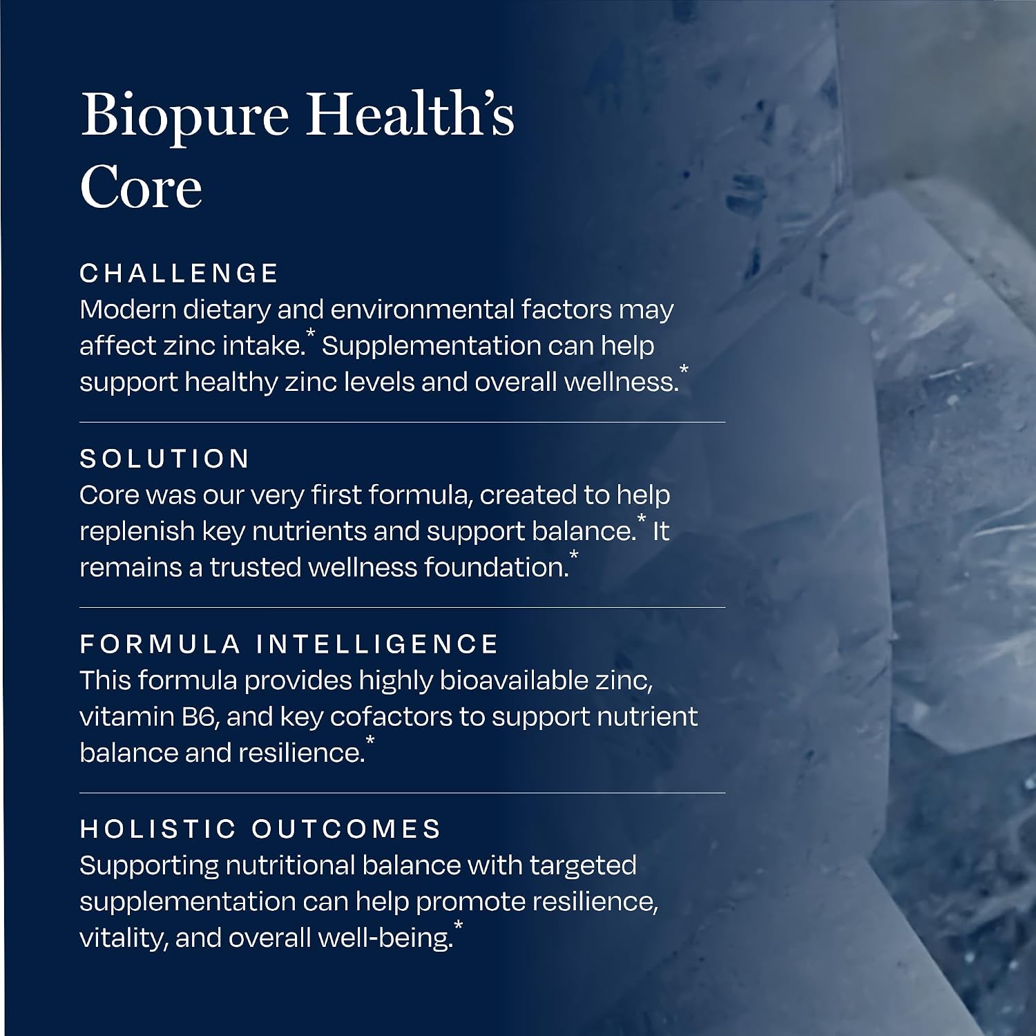 BioPure Core Capsules – Nutrient-Dense Formula with Essential Vitamins, Minerals & Bioavailable Nutrients for Cellular Health