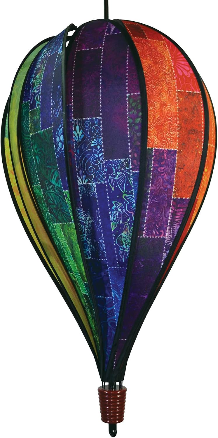 In the Breeze 0990 USA Flag 10-Panel Hot Air Balloon Wind Spinner