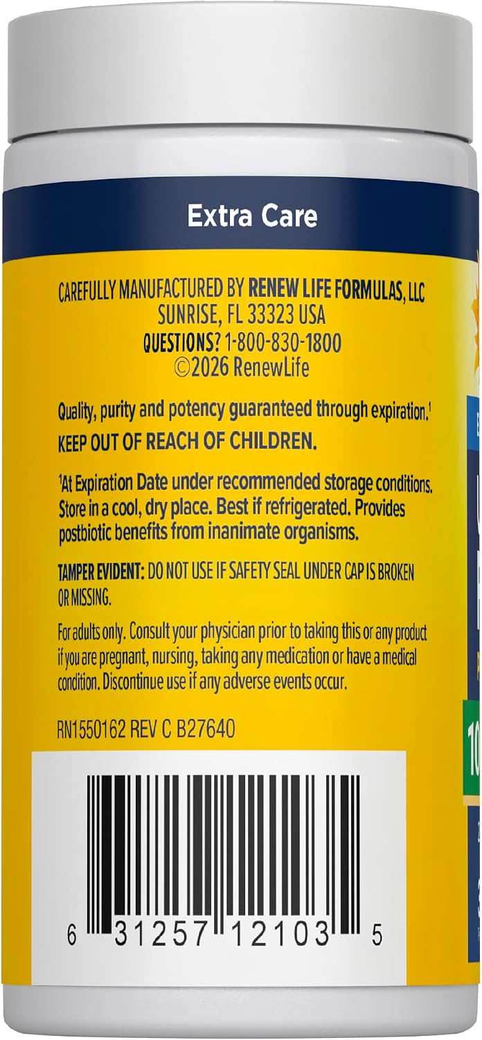 Renew Life Ultimate Flora Probiotic 80 Billion CFU | 31 Strains