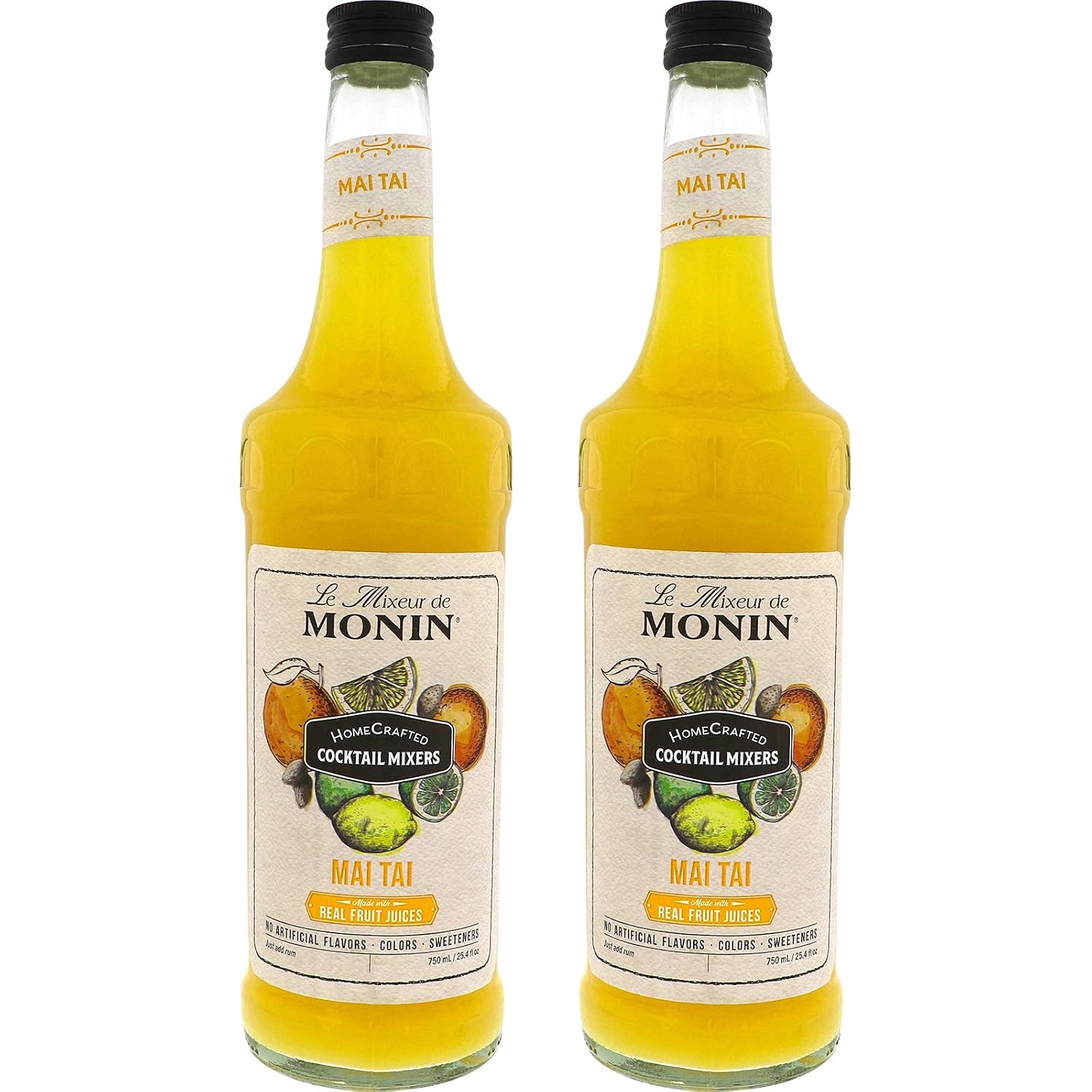 Monin - HomeCrafted Dragon Fruit Cosmo Cocktail Mix, Ready-to-Use Drink Mixer, Strawberry & Pear Blend, Made with Natural Flavors & Real Fruit Juice