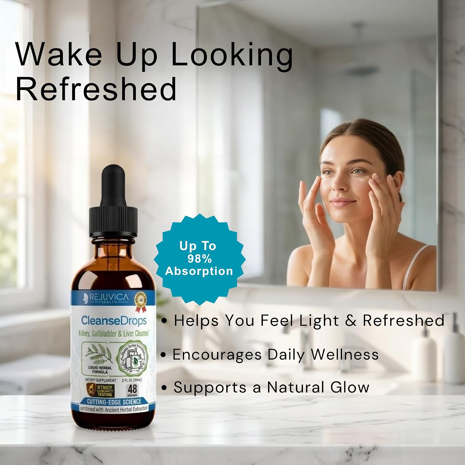 Cleanse Drops - Kidney and Gallbladder Supplement - Chanca Piedra Extracts.