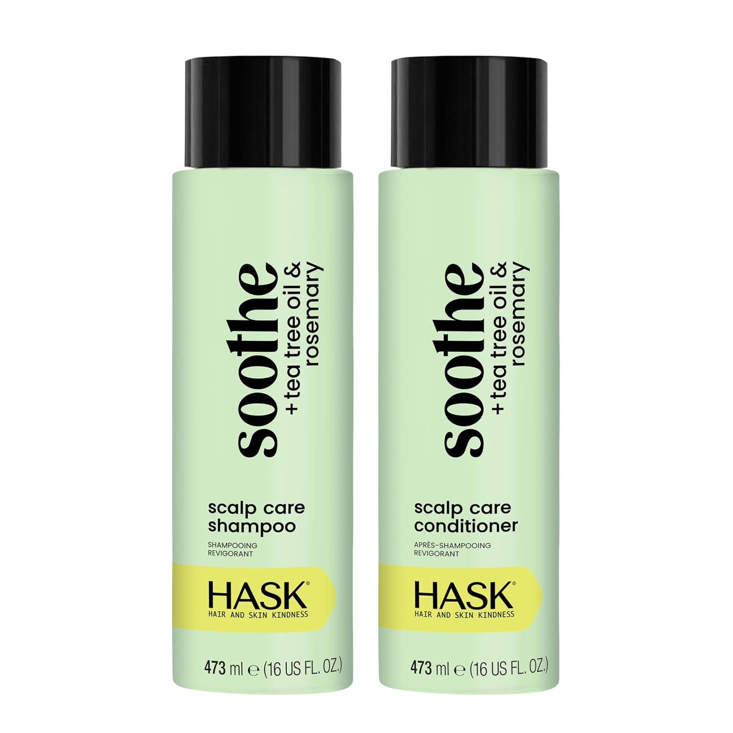 HASK Biotin Boost Thickening Shampoo + Conditioner Set | Adds Fullness, Strengthens, Volumizes, Sulfate-Free, Paraben-Free, Gluten-Free, Color Safe | 12oz each