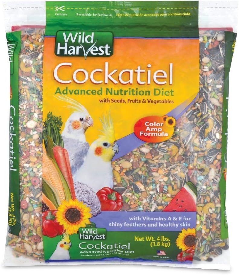 Wild Harvest WH-83541 Wild Harvest Advanced Nutrition Diet for Cockatiels, 4.5-Pound