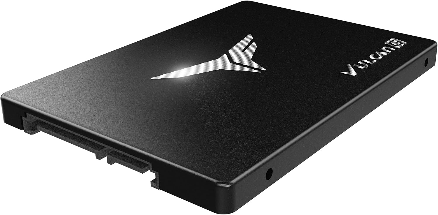 TEAMGROUP T-Force Vulcan G 512GB SLC Cache 3D NAND TLC 2.5 Inch SATA III Internal Solid State Drive SSD (R/W Speed up to 550/500 MB/s) T253TG512G3C301
