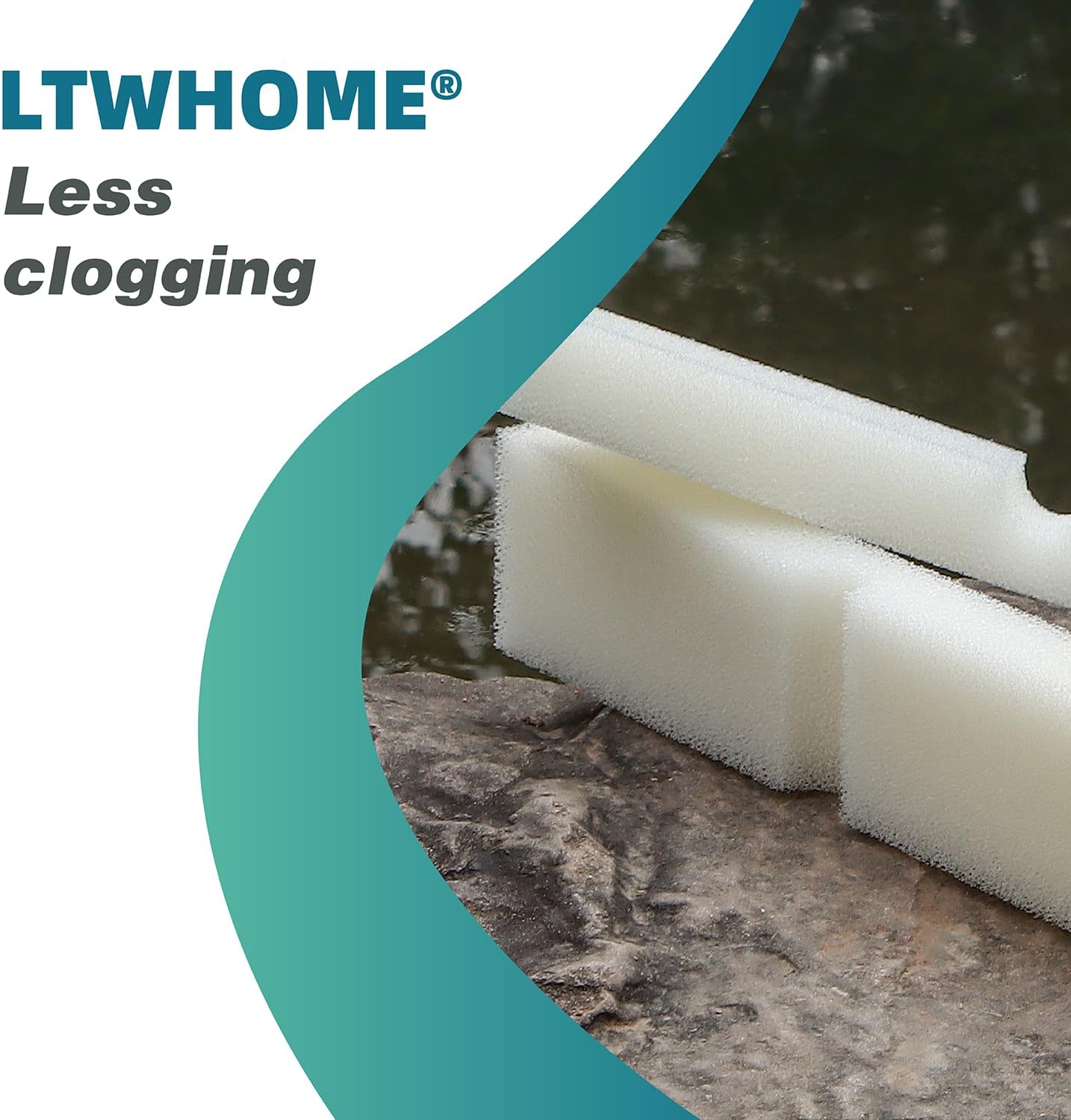 Foam Filter Pads Suitable for Fluval FX4 / FX5 / FX6 (Pack of 12)