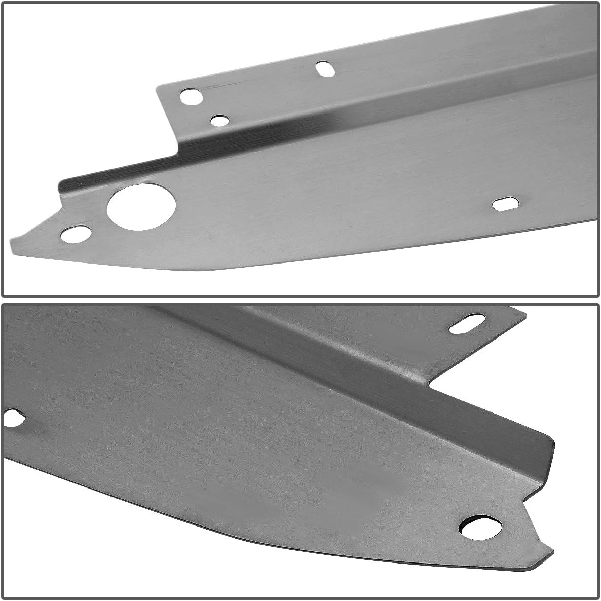 NRG Innvations Radiator Support Cover with Vent, Stainless Steel Engine Bay Air Diversion Panel with Logo Plate, For 05-07 Scion TC, NRG-DVP-3051