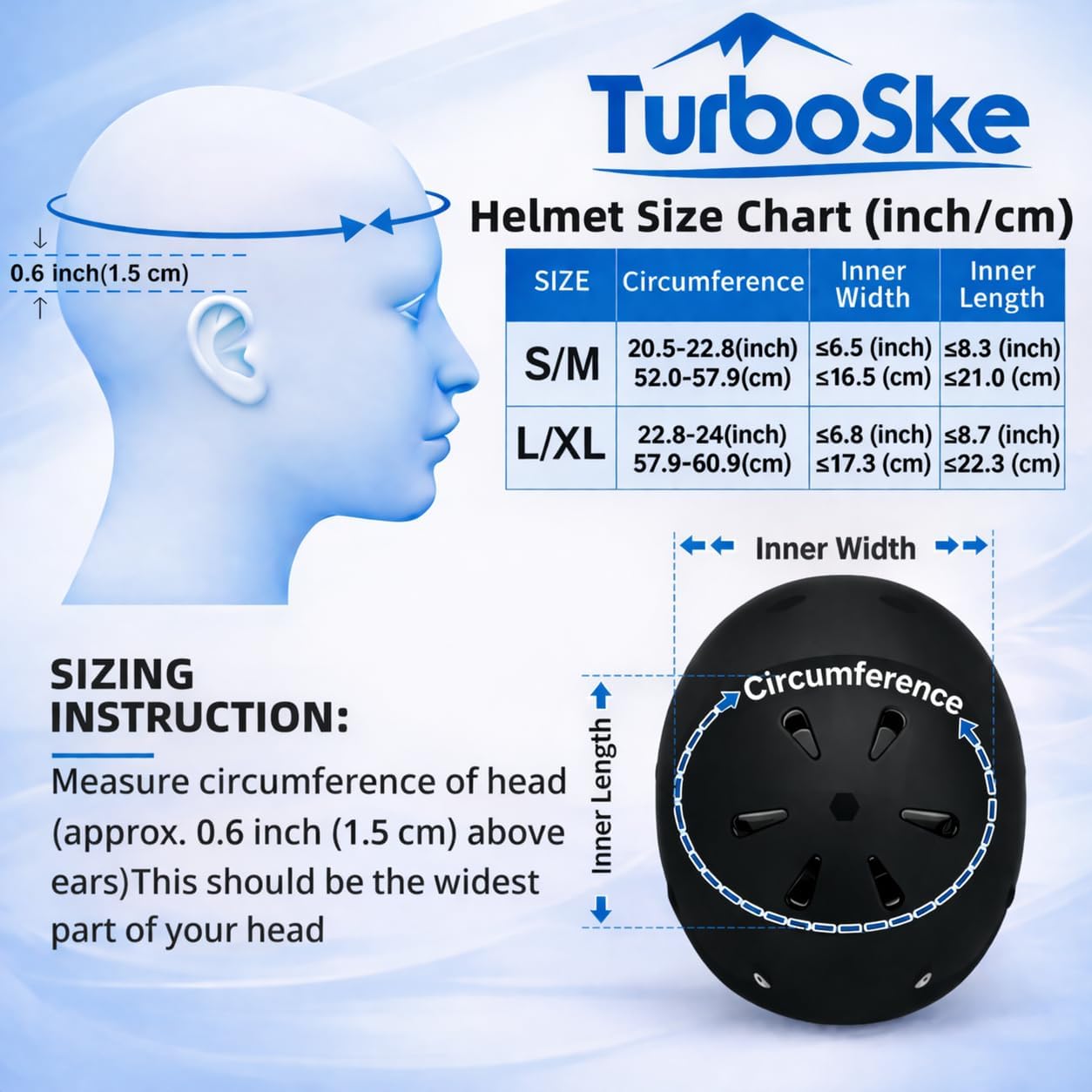 Skateboard Helmet,BMX Bike Multi-Sport Helmet for Youth,Men Women