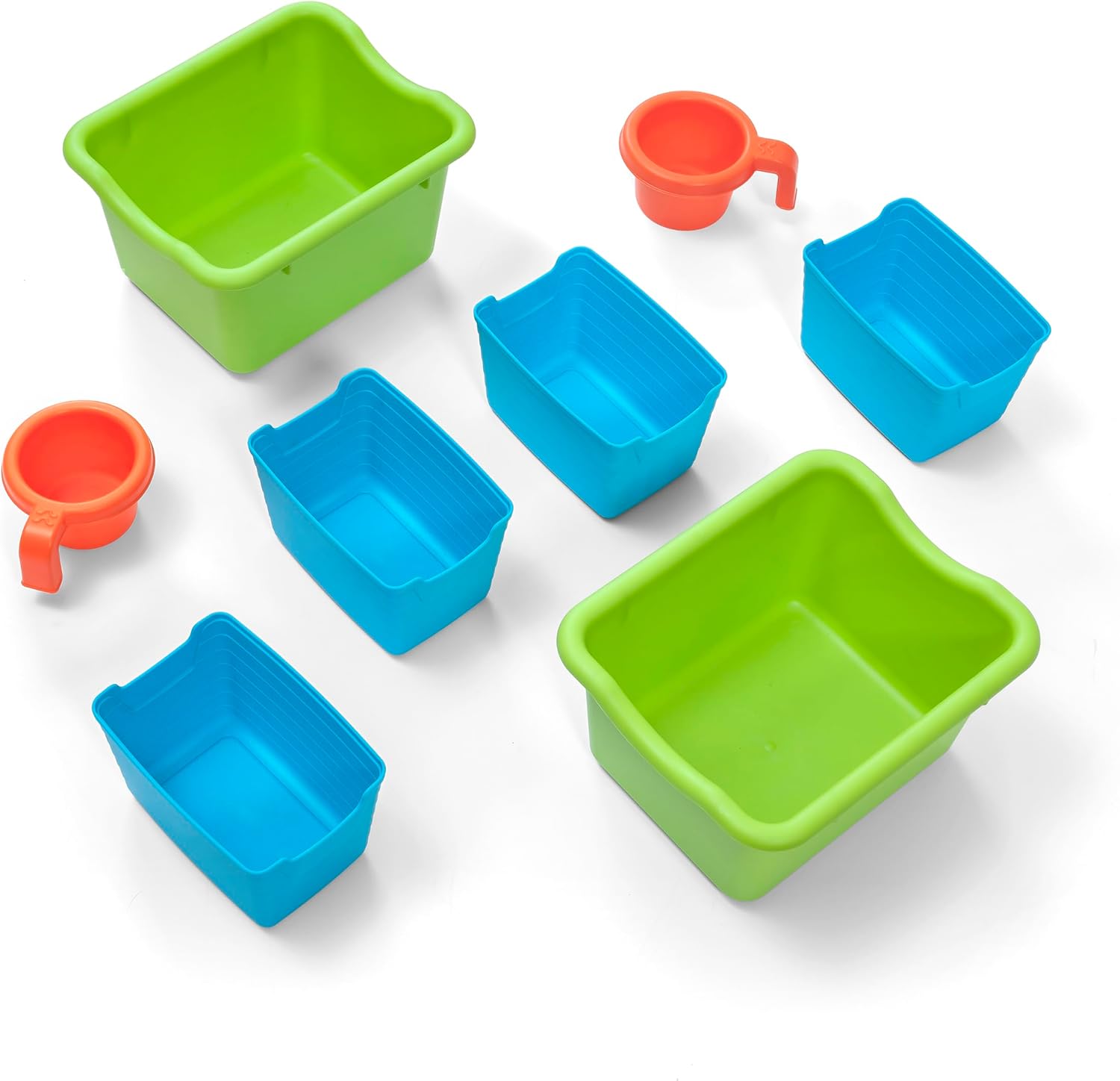 Step2 Jumbo Art Easel, Kids Art Activity Table, Double-Sided Dry Erase and Chalkboard, Storage Bins and Trays