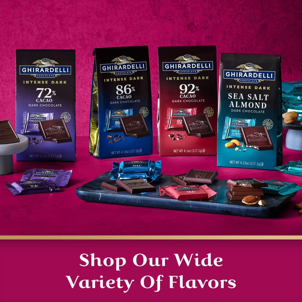 Ghirardelli, Intense Dark Chocolate Bar, 72% Cacao, Bar, 3.5 Ounce